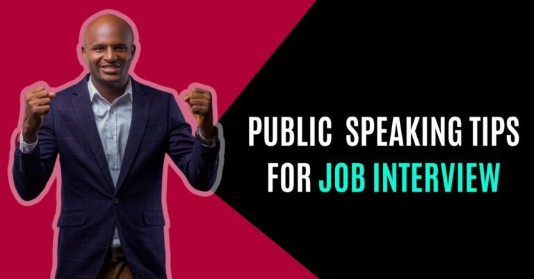 5 Ways Good Public Speaking Skills help a Job Interview