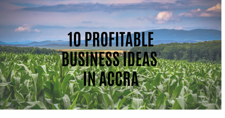 10 profitable businesses ideas in Accra